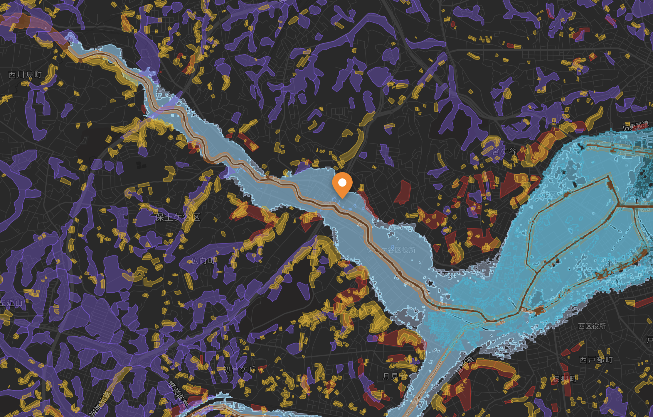 災害ハザードMAP