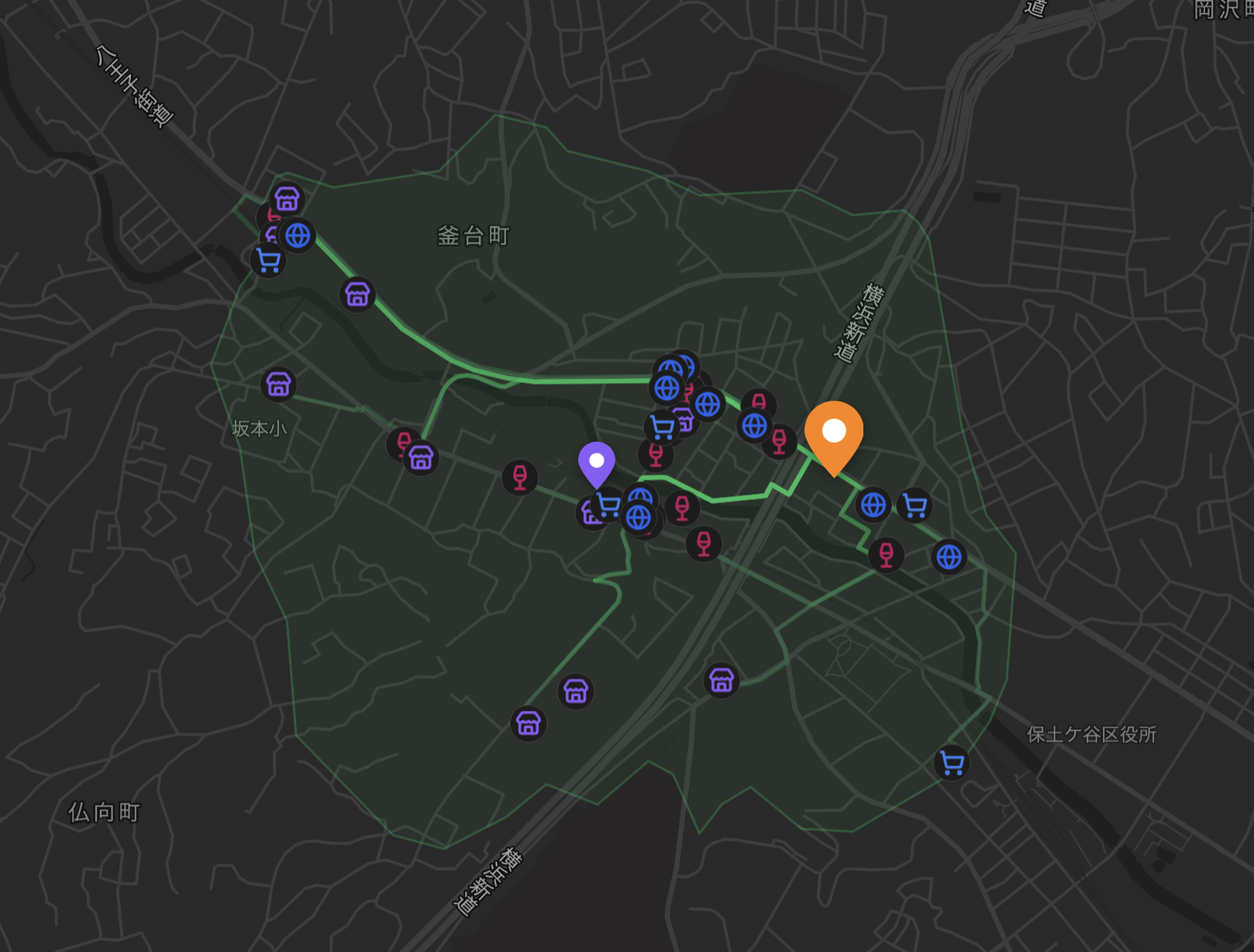 周辺アクセス図